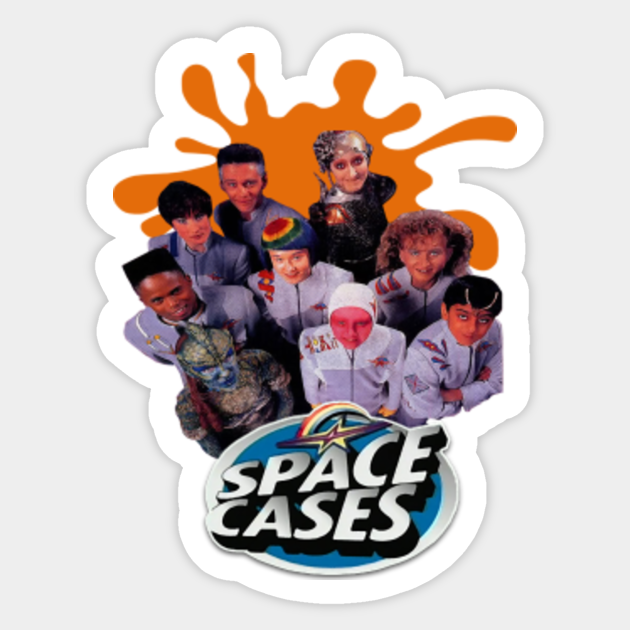 Space Cases 90s Retro Nickelodeon Cast Tribute Space Cases Sticker